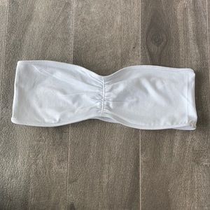 Women’s Garage bandeau - sparkly white